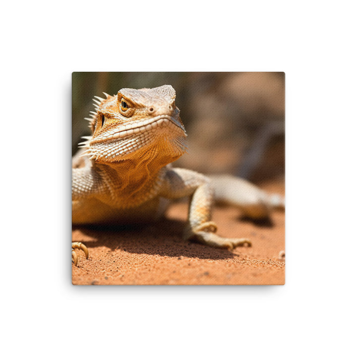 Bearded Dragon in the Wild canvas - Posterfy.AI