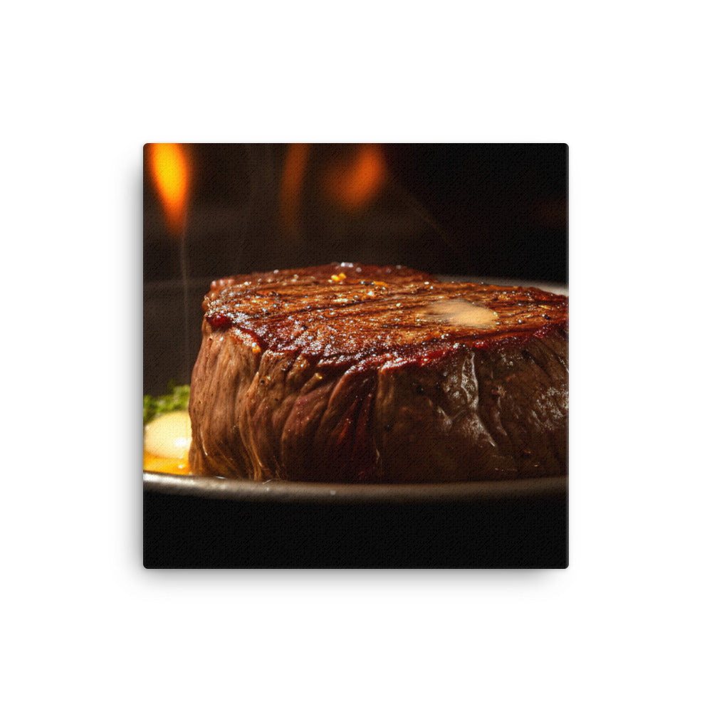 Sizzling Filet Mignon canvas - Posterfy.AI