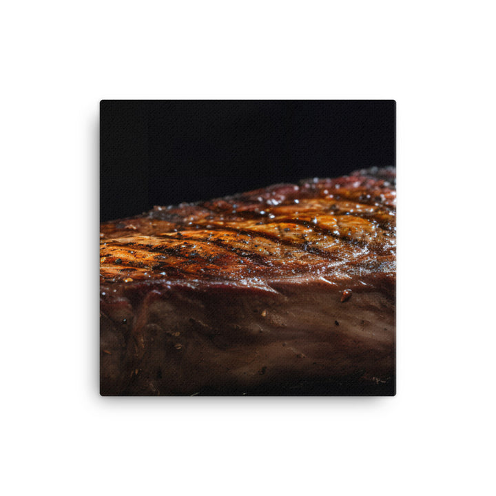 Perfectly Grilled New York Strip canvas - Posterfy.AI