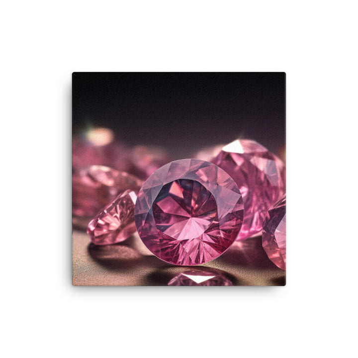 Pink Diamond Treasure Trove canvas - Posterfy.AI