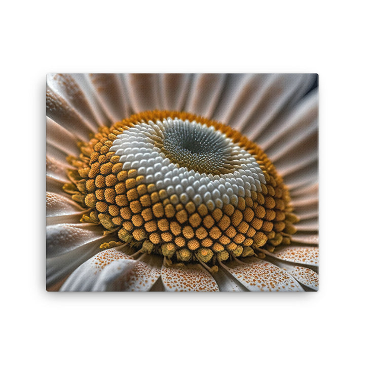 Get up close and personal with a daisy canvas - Posterfy.AI