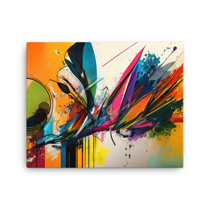 Colorful Abstract Expressionist Wall Art canvas - Posterfy.AI