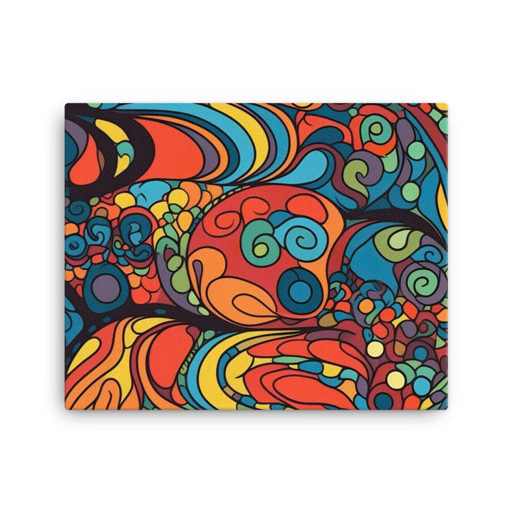 Psychedelic Pattern canvas - Posterfy.AI