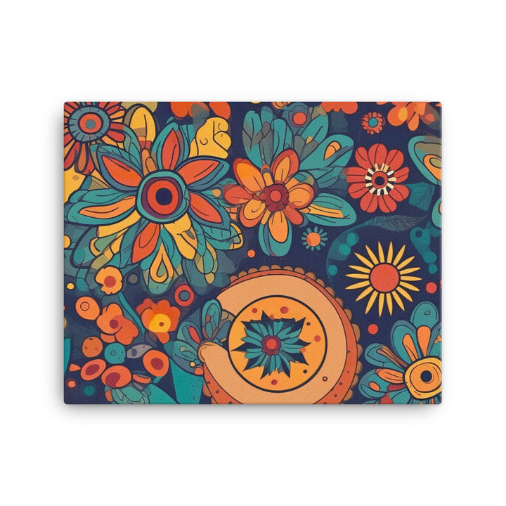 Hippie Pattern canvas - Posterfy.AI