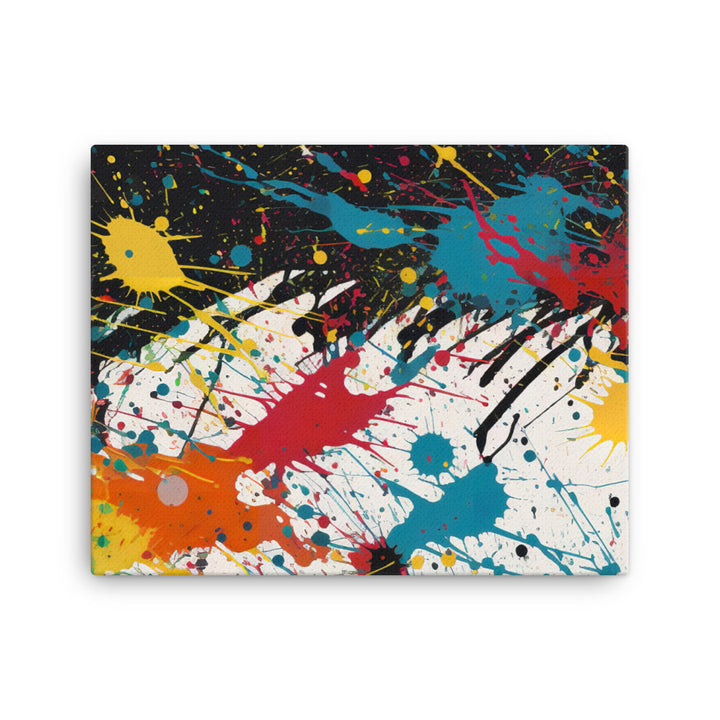 Splatter Pattern canvas - Posterfy.AI