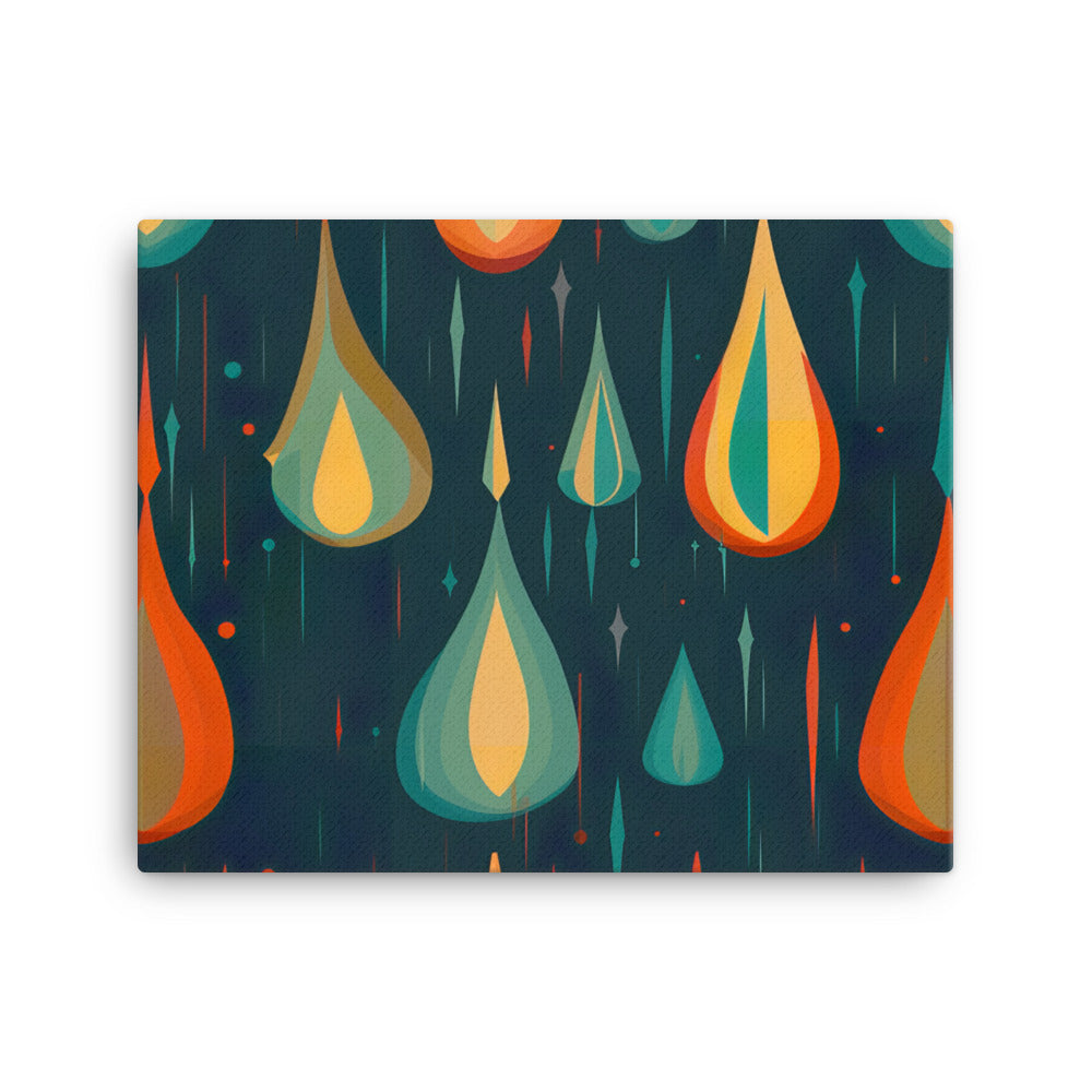 Droplet Pattern canvas - Posterfy.AI