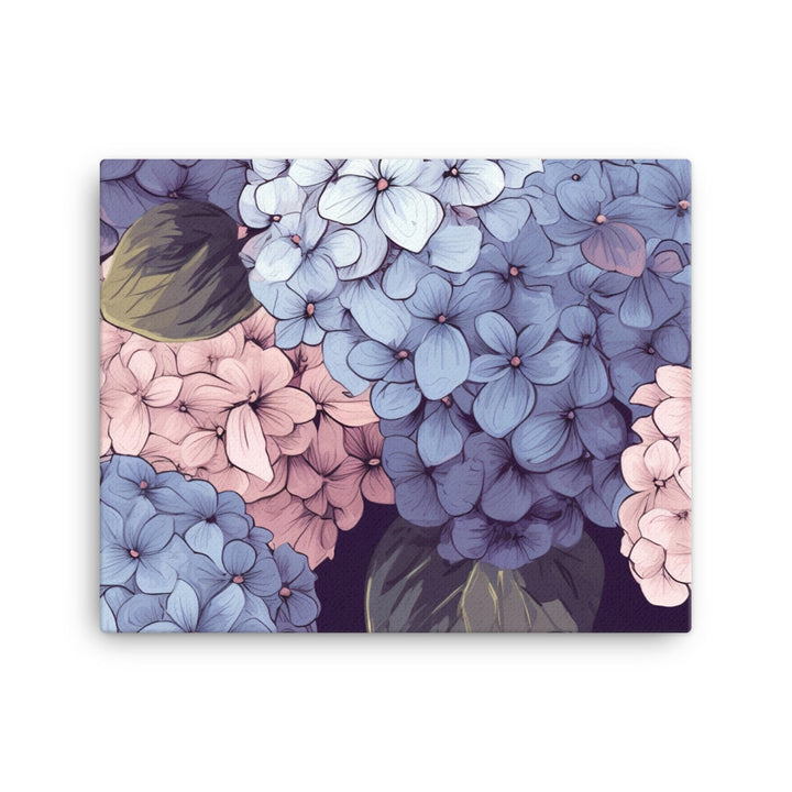 Hydrangea Pattern canvas - Posterfy.AI