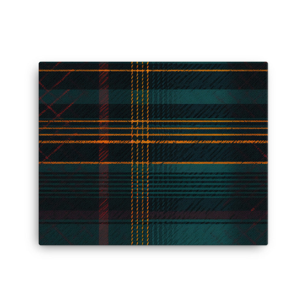 Tartan Pattern canvas - Posterfy.AI