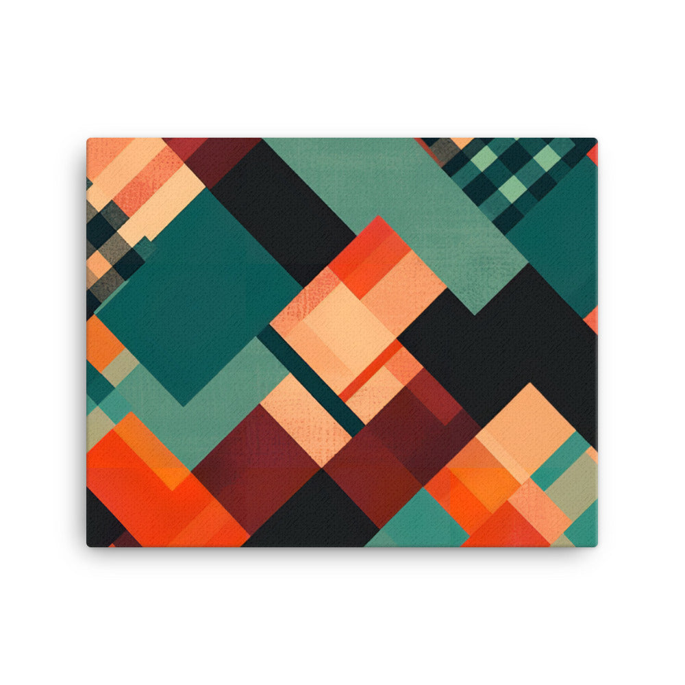 Plaid Pattern canvas - Posterfy.AI