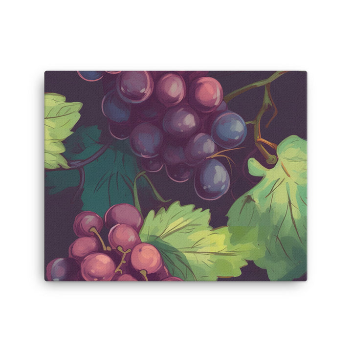 Grapes Pattern canvas - Posterfy.AI