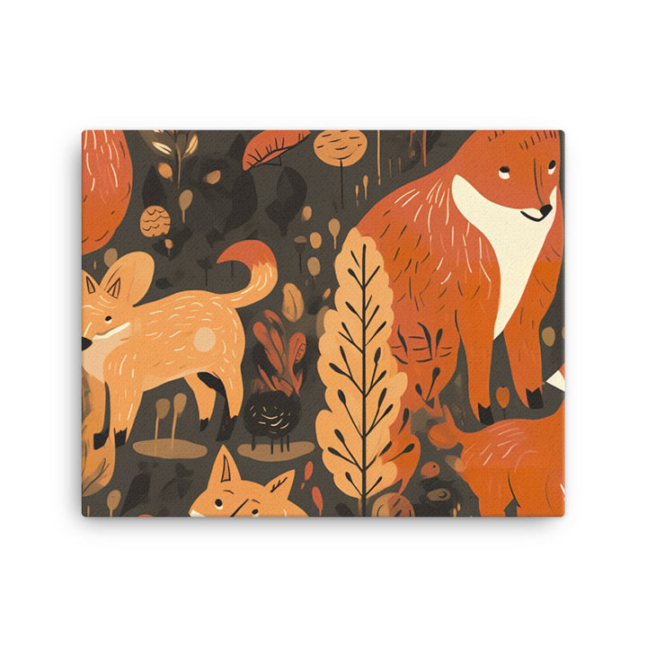 Forest Animals Pattern canvas - Posterfy.AI