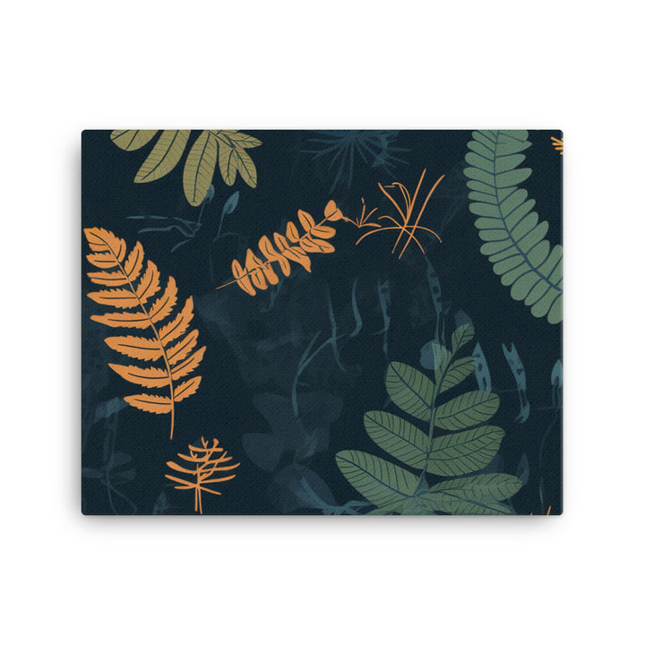 Ferns Pattern canvas - Posterfy.AI