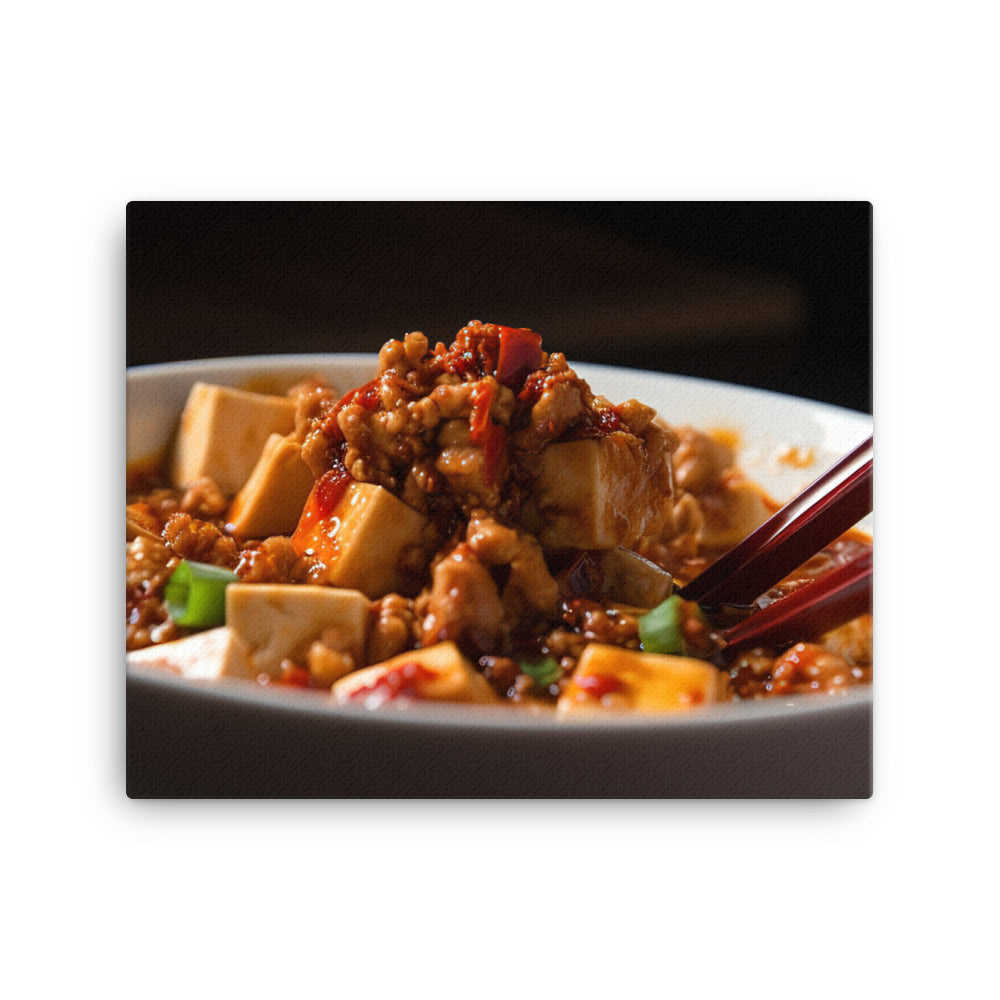 Mapo Tofu 麻婆豆腐 canvas - Posterfy.AI