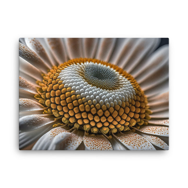 Get up close and personal with a daisy canvas - Posterfy.AI