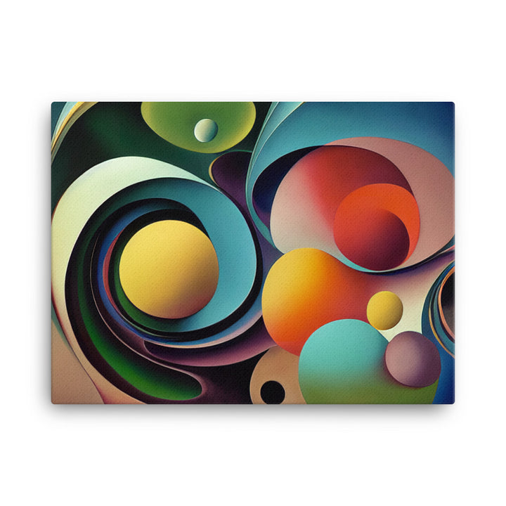 Swirl colorful abstract canvas - Posterfy.AI
