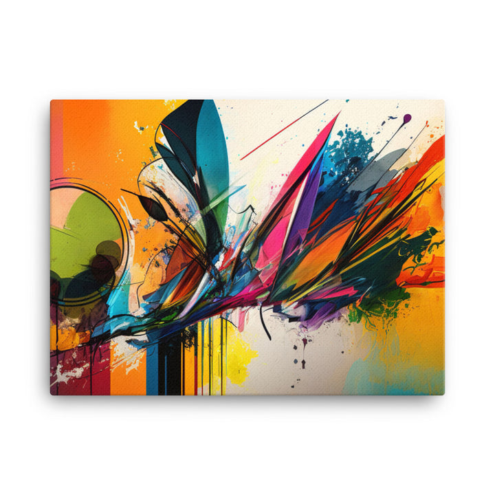 Colorful Abstract Expressionist Wall Art canvas - Posterfy.AI