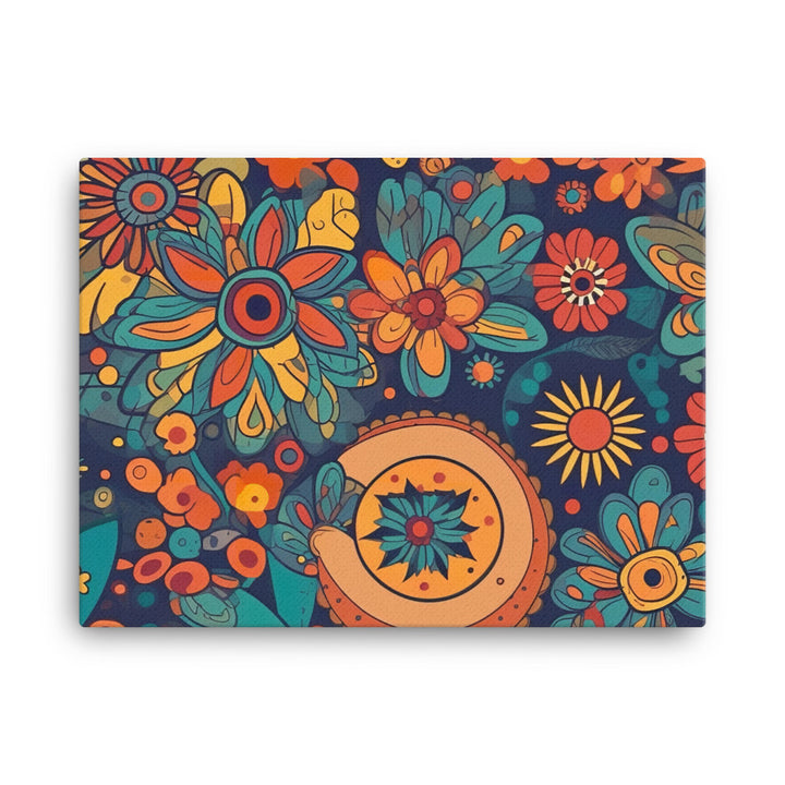 Hippie Pattern canvas - Posterfy.AI