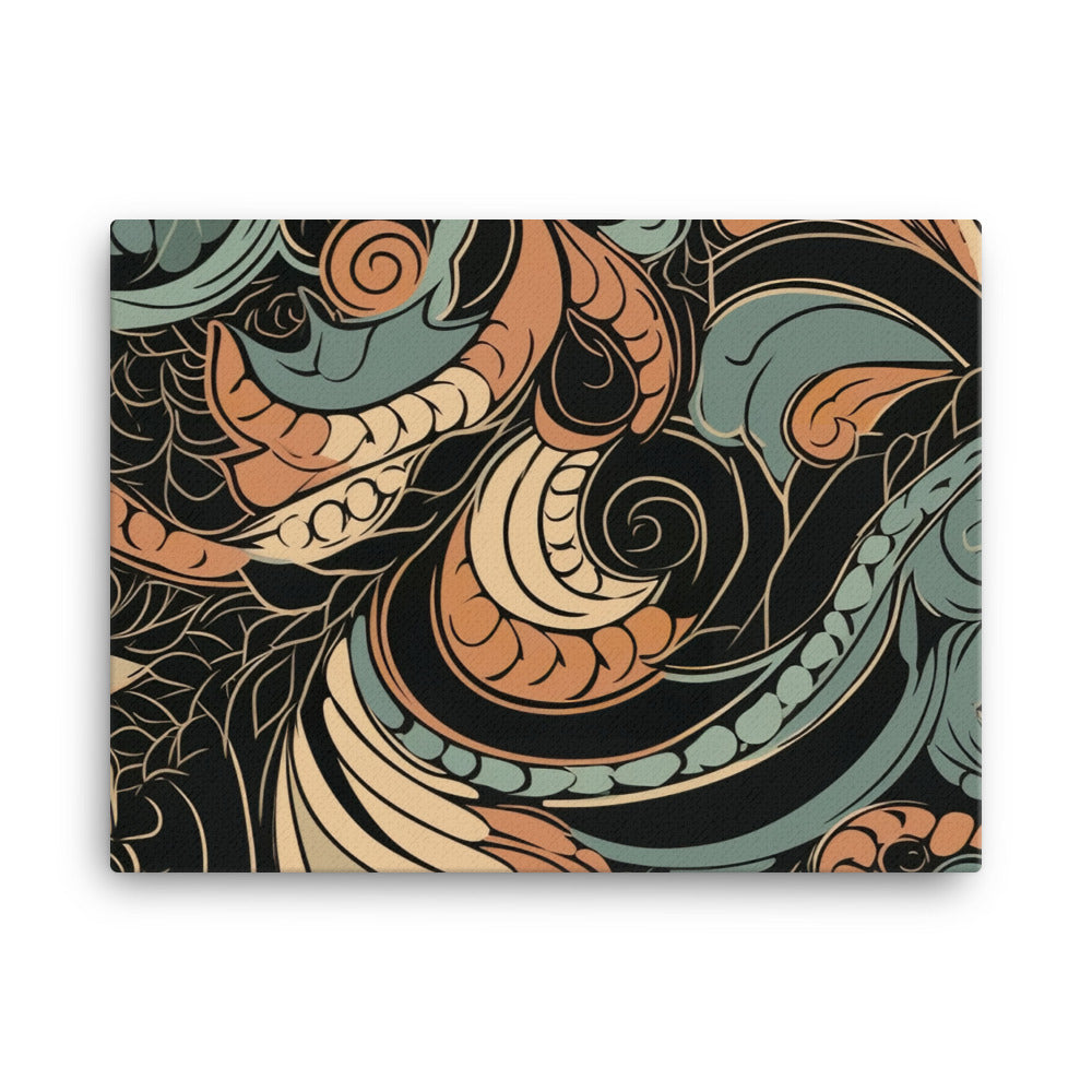 Swirl Pattern canvas - Posterfy.AI
