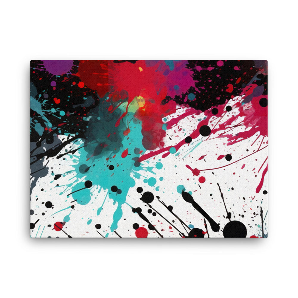 Splatter Pattern canvas - Posterfy.AI