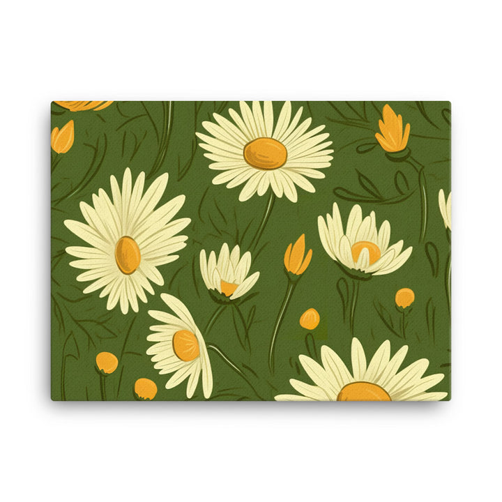 Daisy Pattern canvas - Posterfy.AI