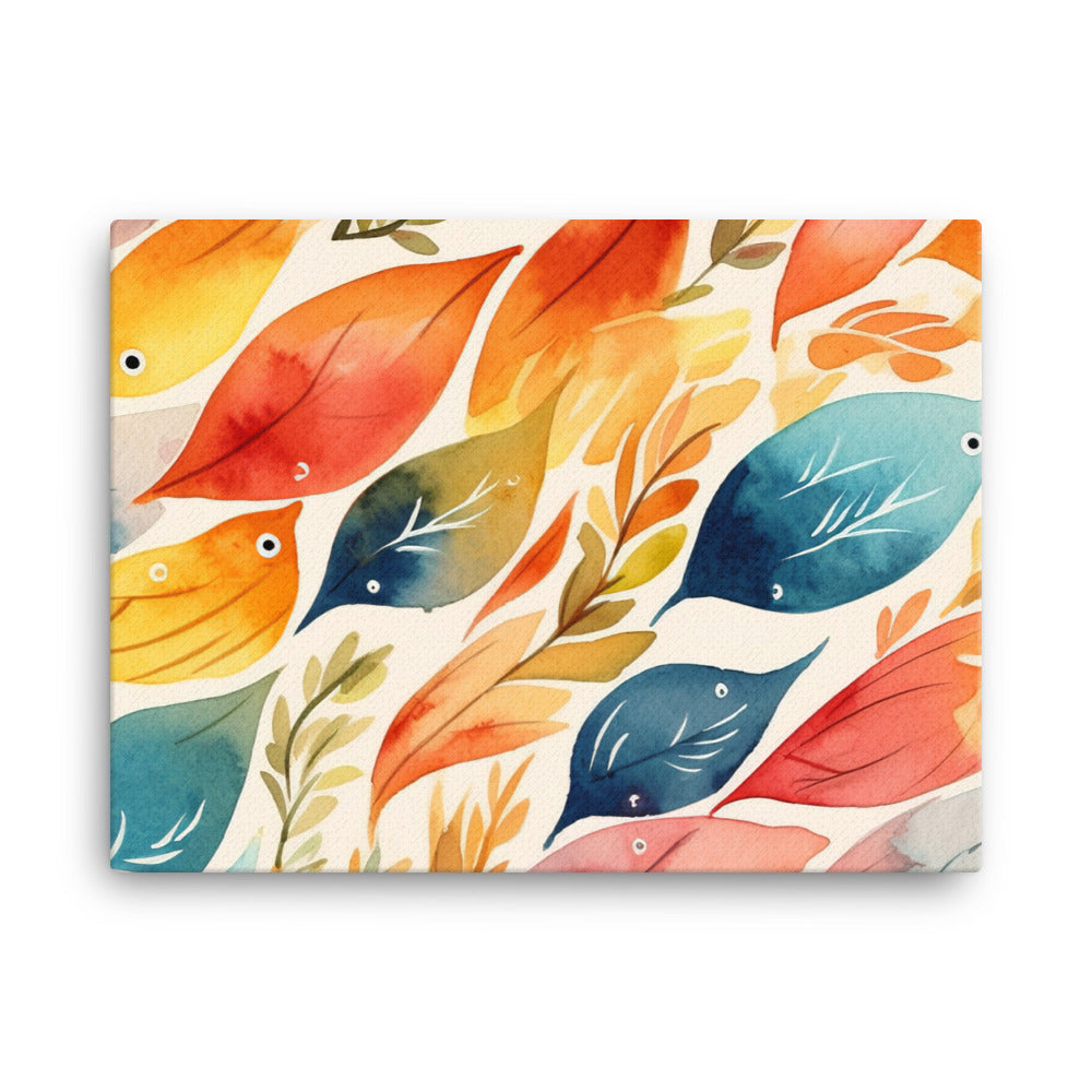 Watercolor Pattern canvas - Posterfy.AI