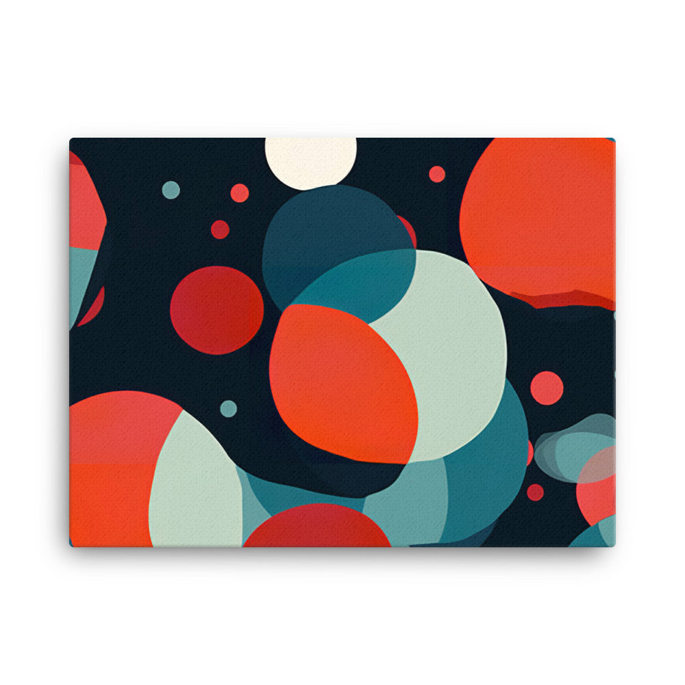 Polka dots Pattern canvas - Posterfy.AI