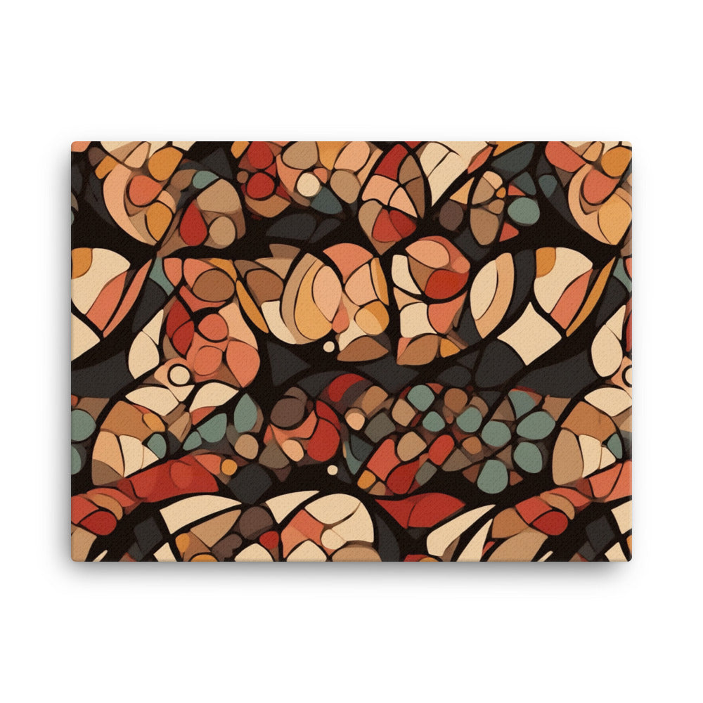 Mosaic Pattern canvas - Posterfy.AI