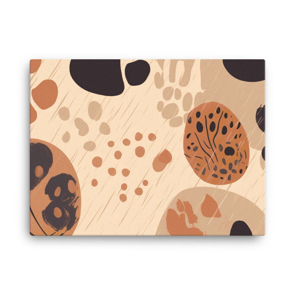 Paw Prints Pattern canvas - Posterfy.AI