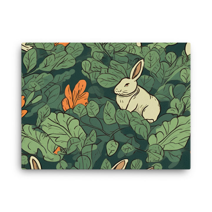 Bunny hops Pattern canvas - Posterfy.AI