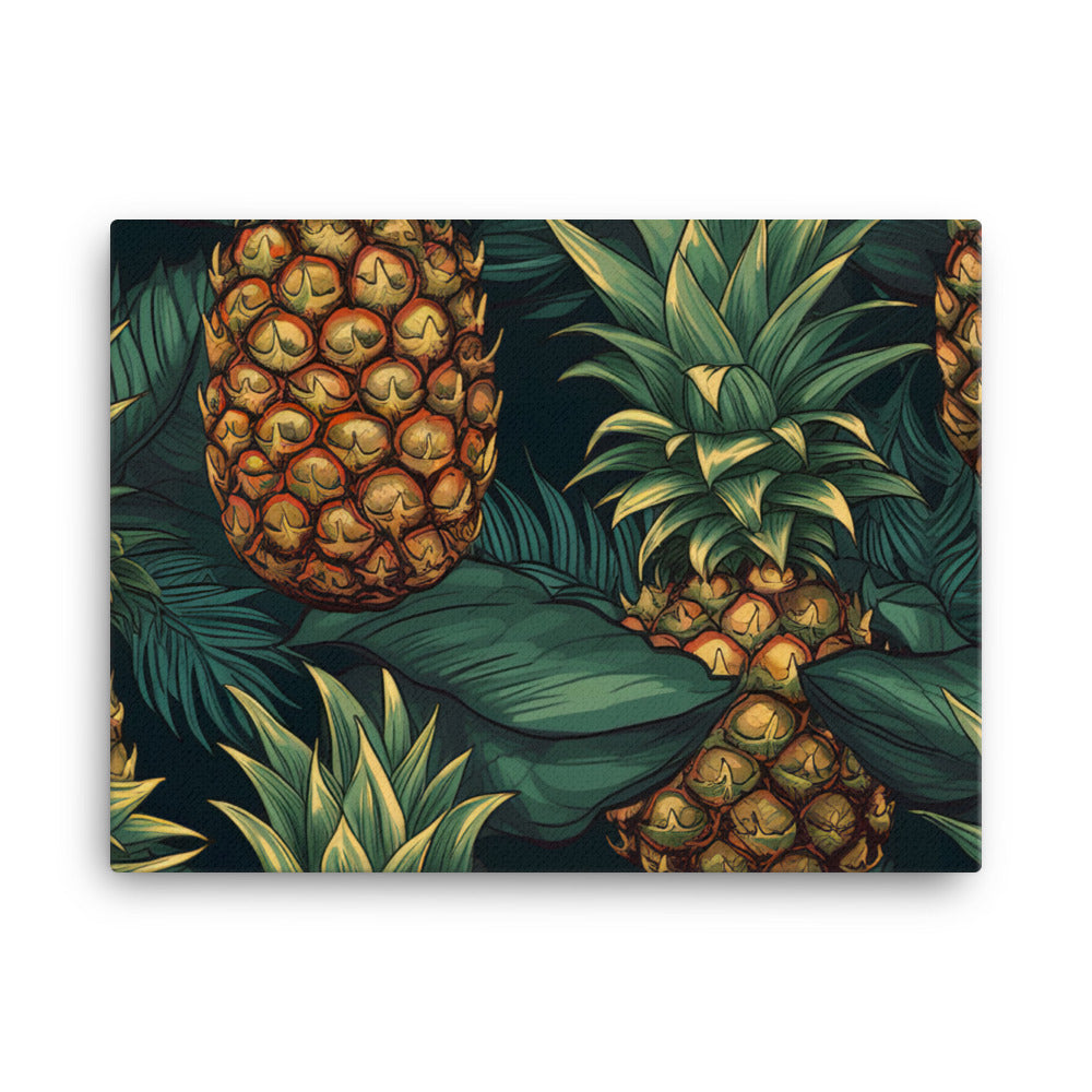 Pineapples Pattern canvas - Posterfy.AI