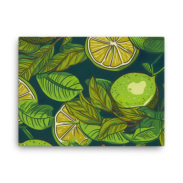 Limes Pattern canvas - Posterfy.AI