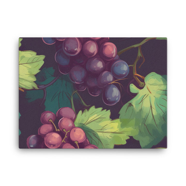 Grapes Pattern canvas - Posterfy.AI