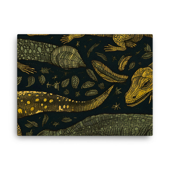 Reptile Pattern canvas - Posterfy.AI