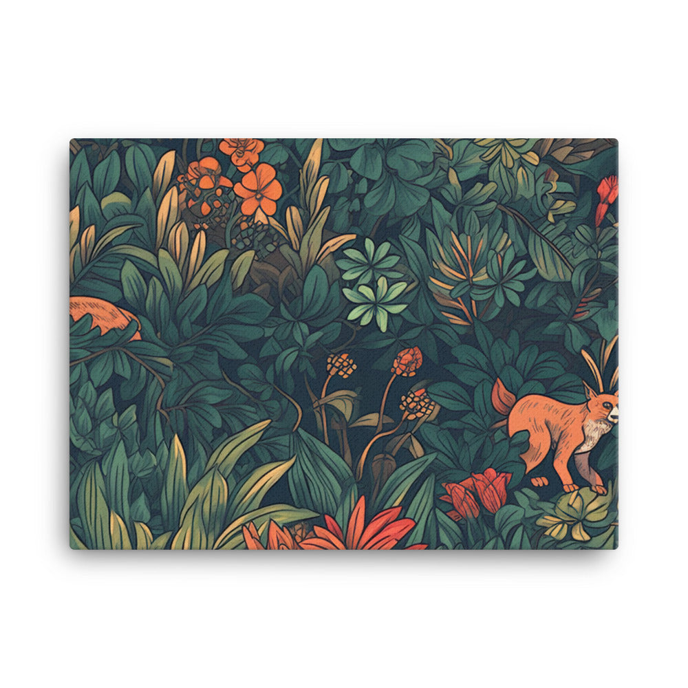 Jungle Pattern canvas - Posterfy.AI