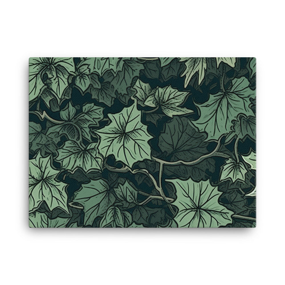 Ivy Pattern canvas - Posterfy.AI