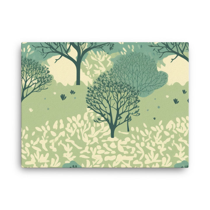 Tree Pattern canvas - Posterfy.AI