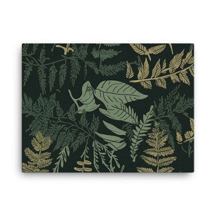 Ferns Pattern canvas - Posterfy.AI