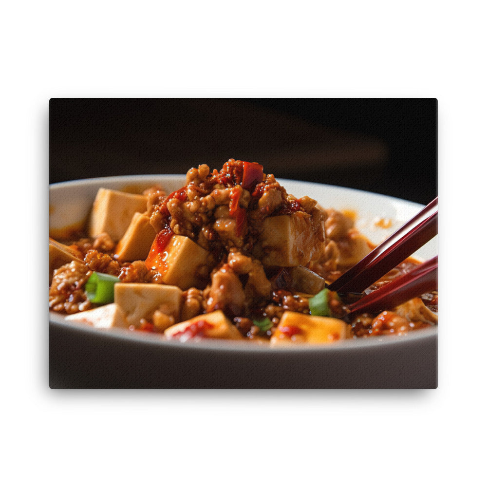 Mapo Tofu 麻婆豆腐 canvas - Posterfy.AI