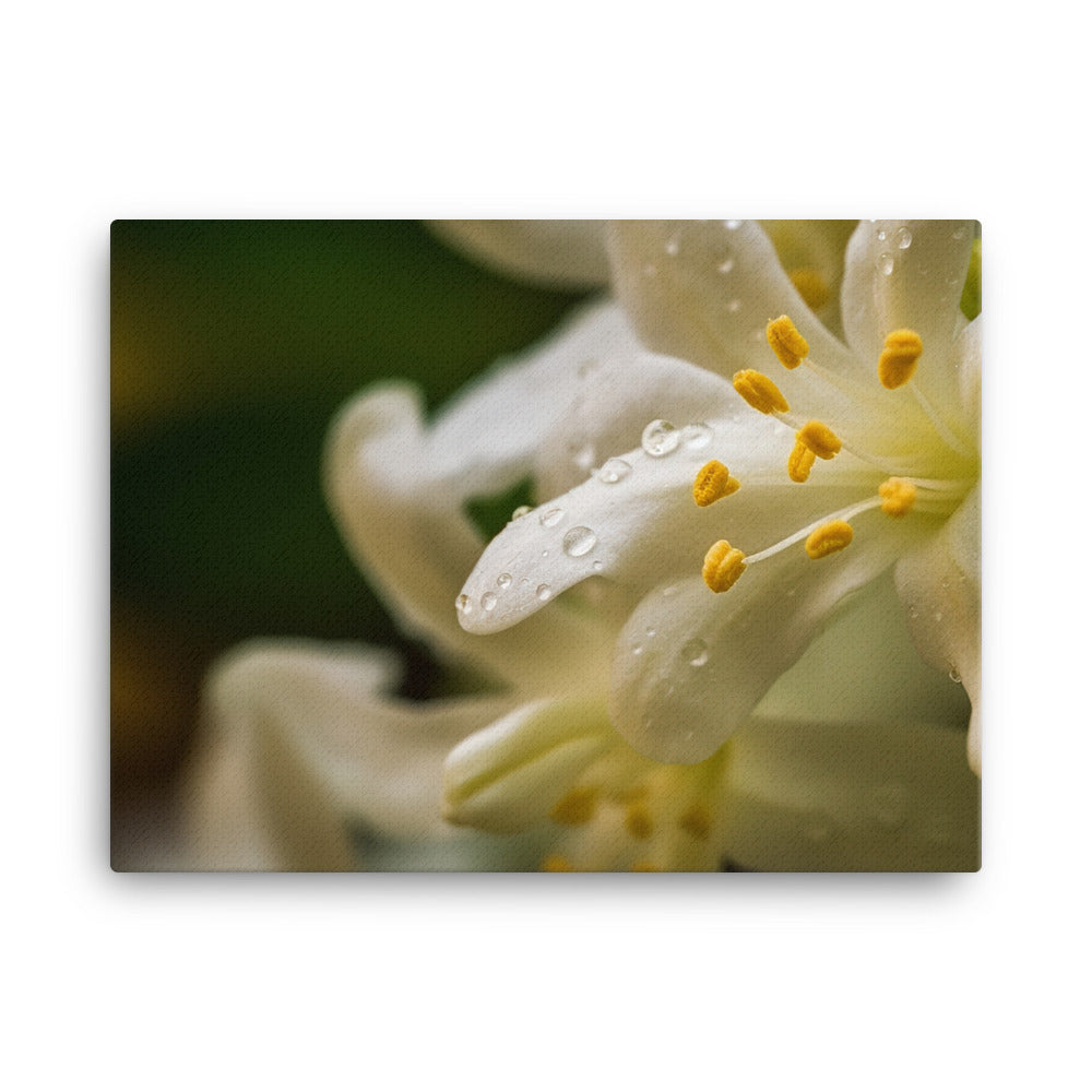 Delicate Beauty of Jasmine Flowers canvas - Posterfy.AI