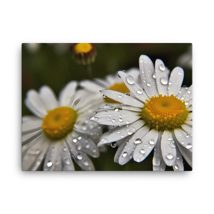 Daisies in the Rain canvas - Posterfy.AI