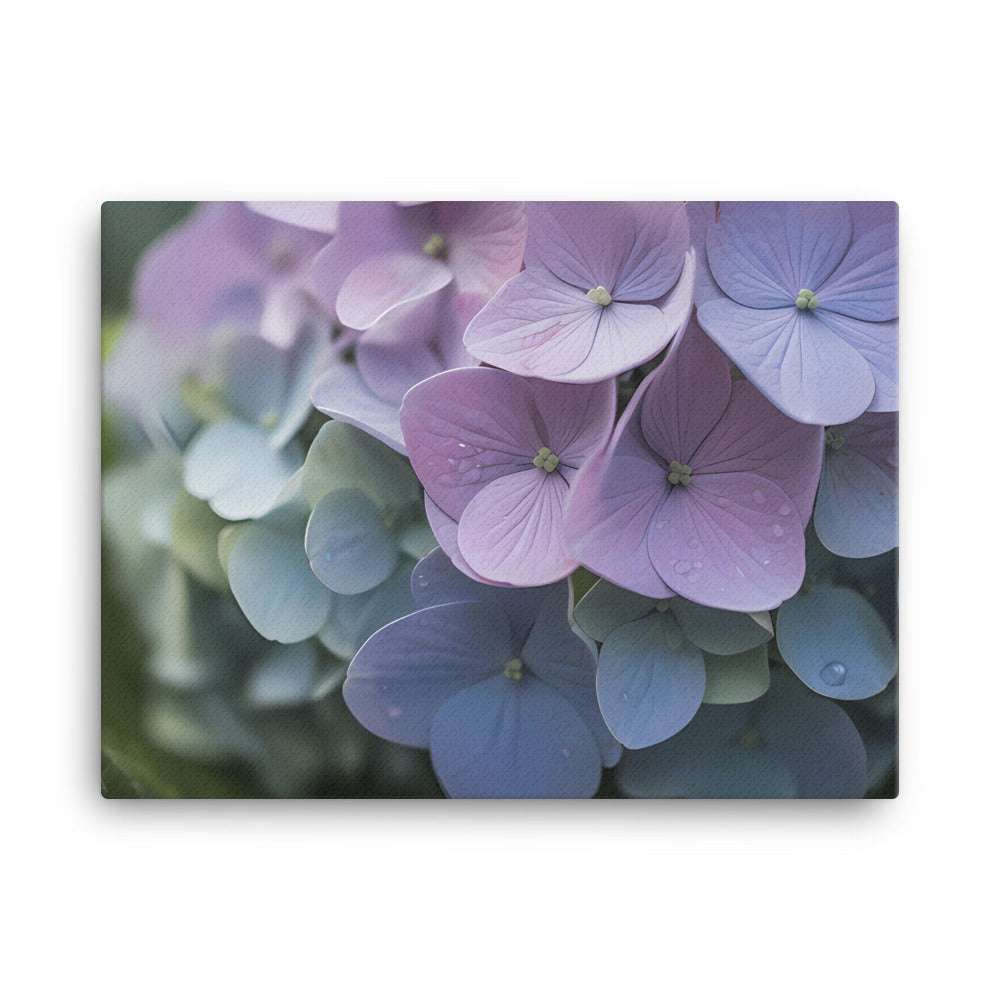 Soft and Dreamy Hydrangea canvas - Posterfy.AI