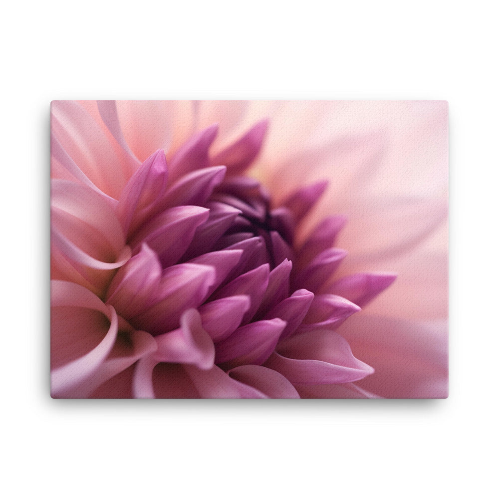 Pink Dahlia in Soft Focus canvas - Posterfy.AI