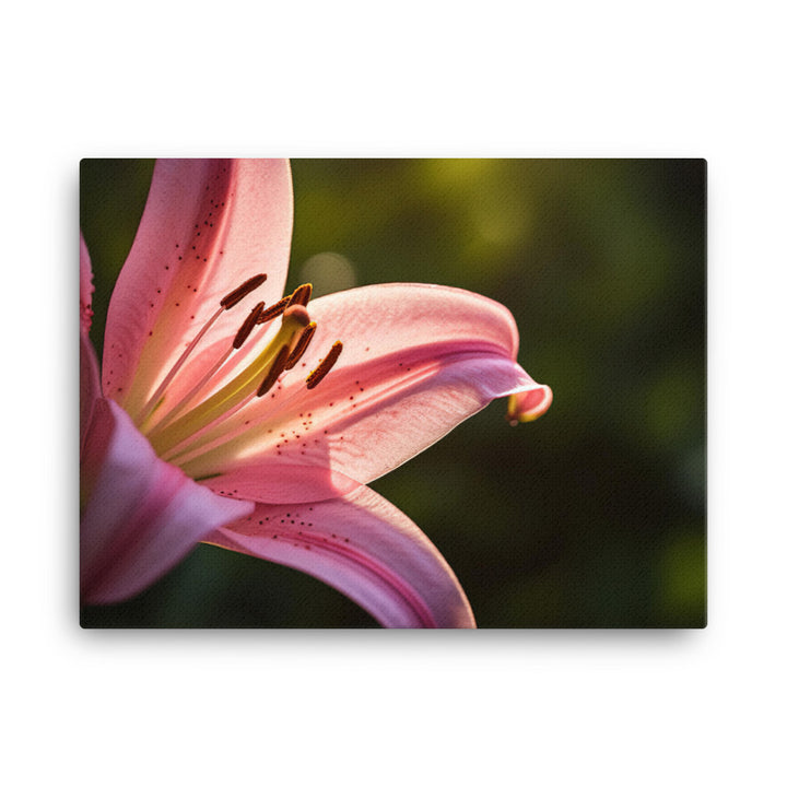 Pink Lily in the Sunlight canvas - Posterfy.AI