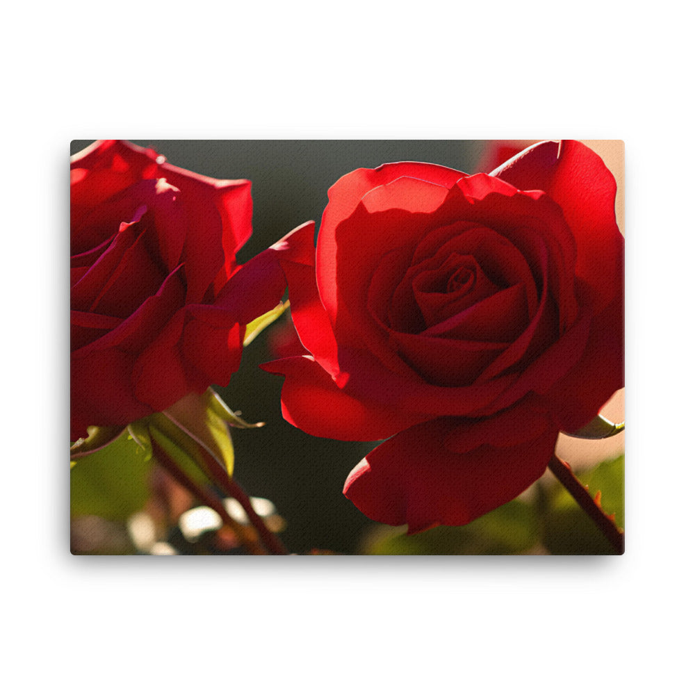 A Sea of Red Roses canvas - Posterfy.AI