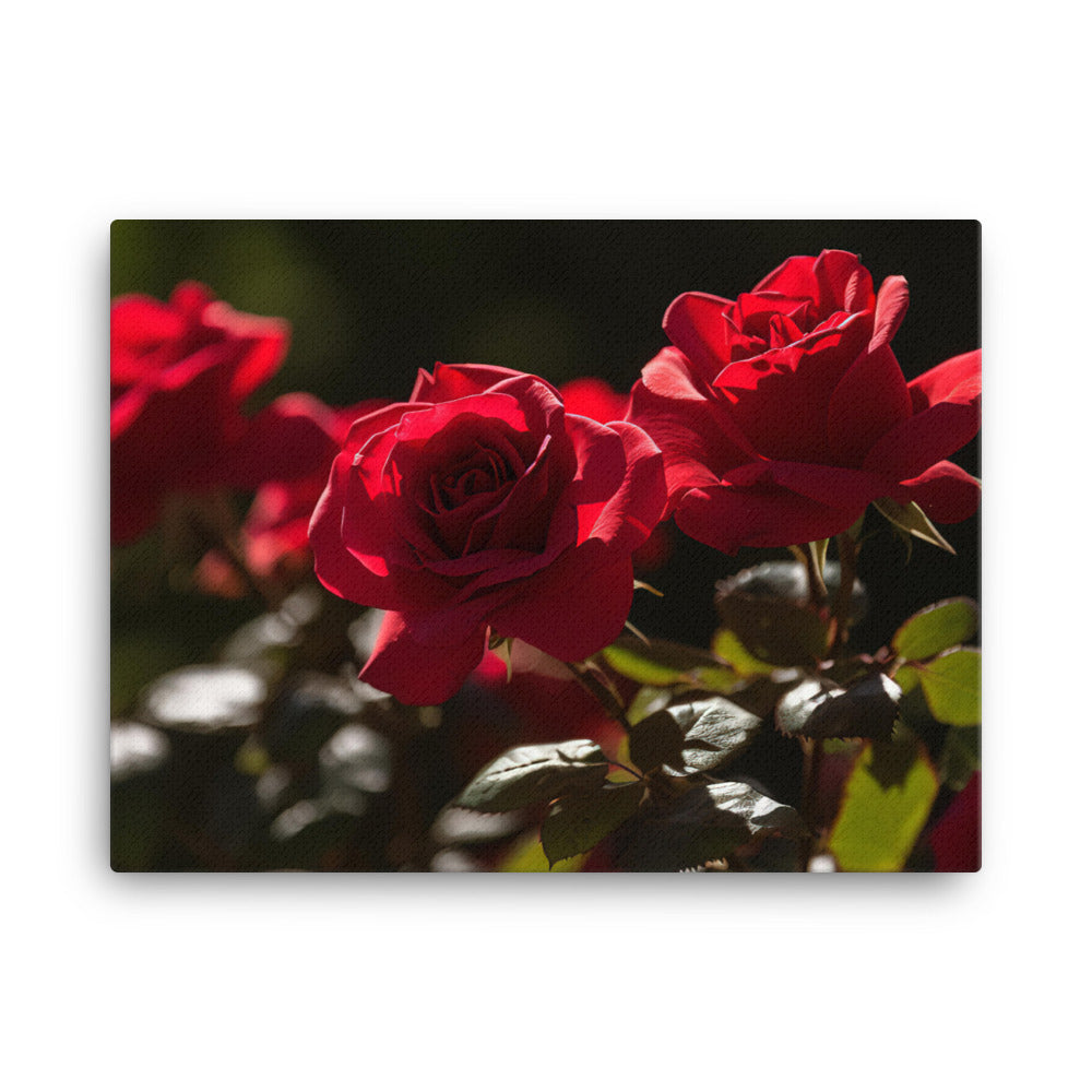 A Sea of Red Roses canvas - Posterfy.AI