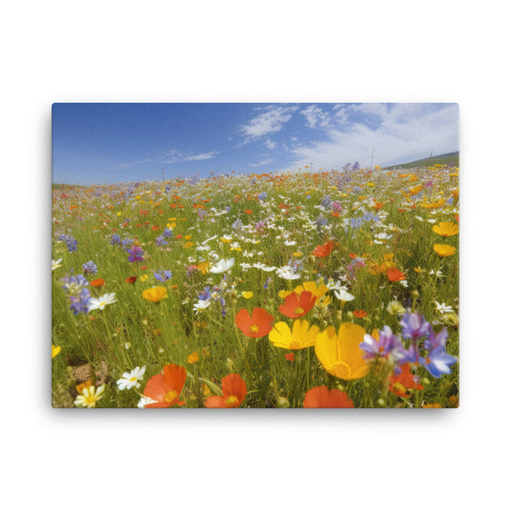 Wildflower Wonderland canvas - Posterfy.AI