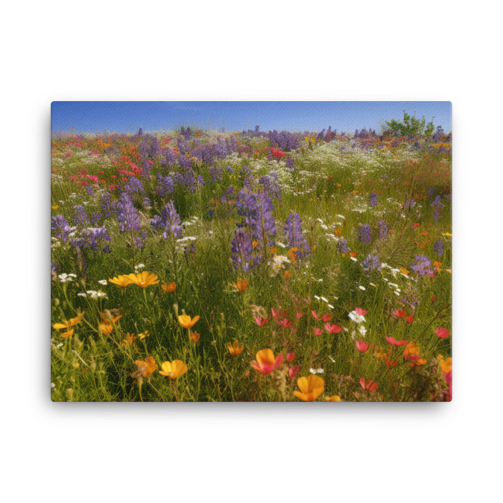 Wildflower Wonderland canvas - Posterfy.AI