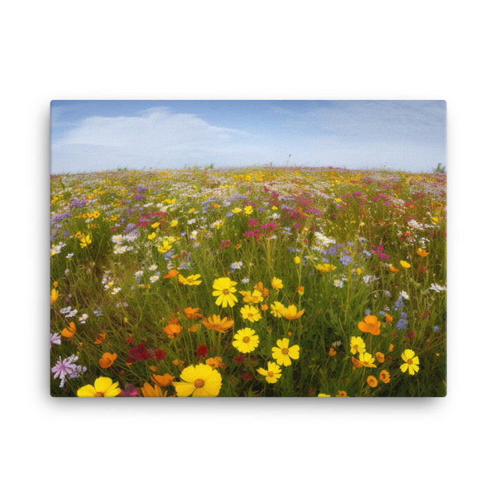 Wildflower Wonderland canvas - Posterfy.AI