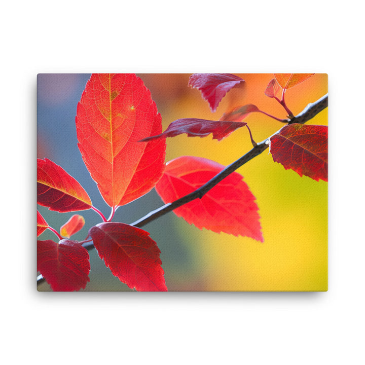 Vibrant Fall Foliage canvas - Posterfy.AI