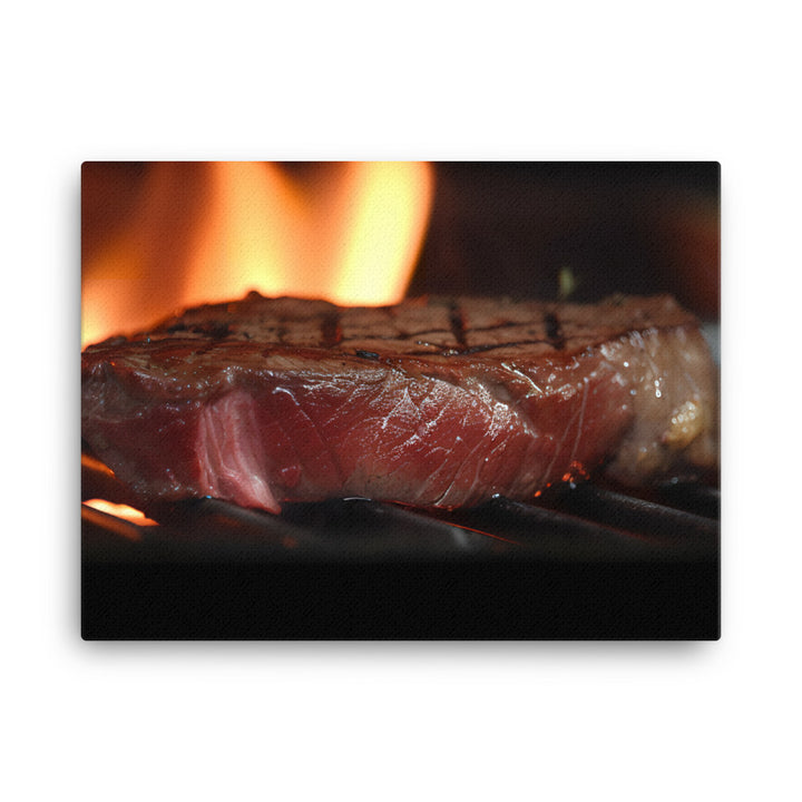 Sizzling Grill canvas - Posterfy.AI